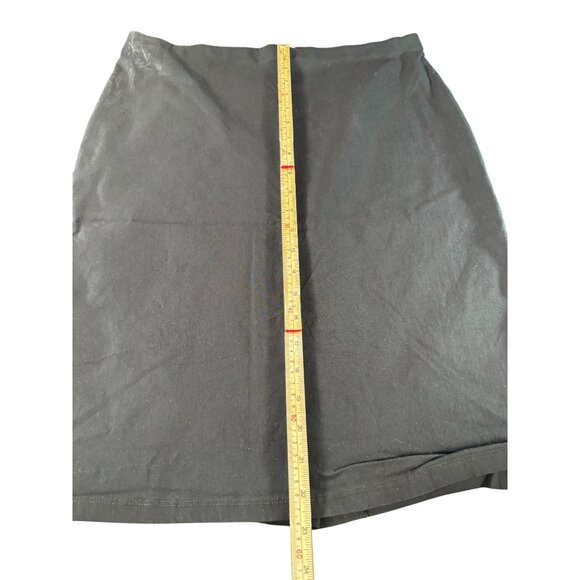 89TH + Madison Black Rayon Blend Knee-Length Skirt Size L/G - Picture 5 of 6